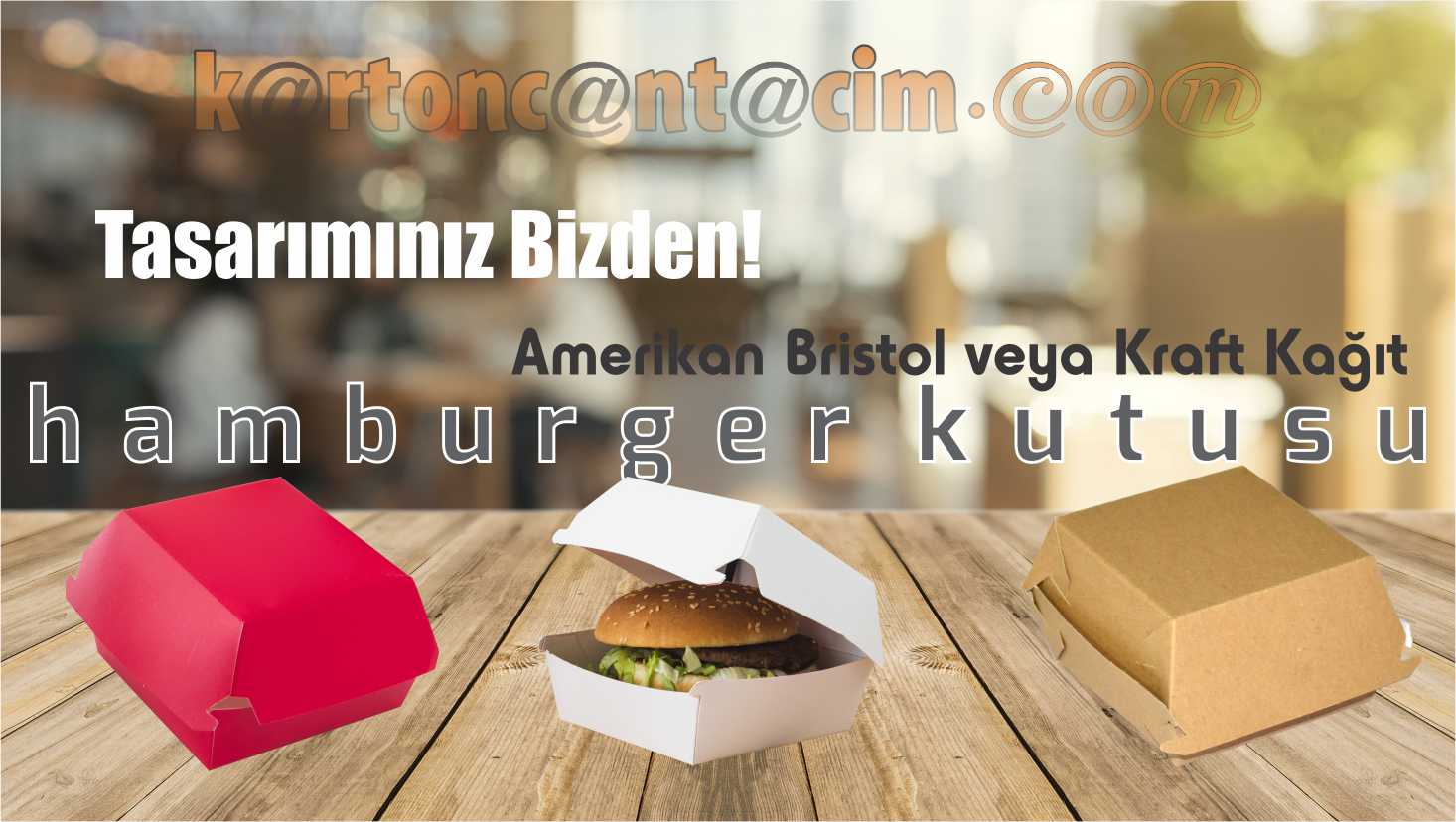 HAMBURGER VE FASTFOOD KUTULARI